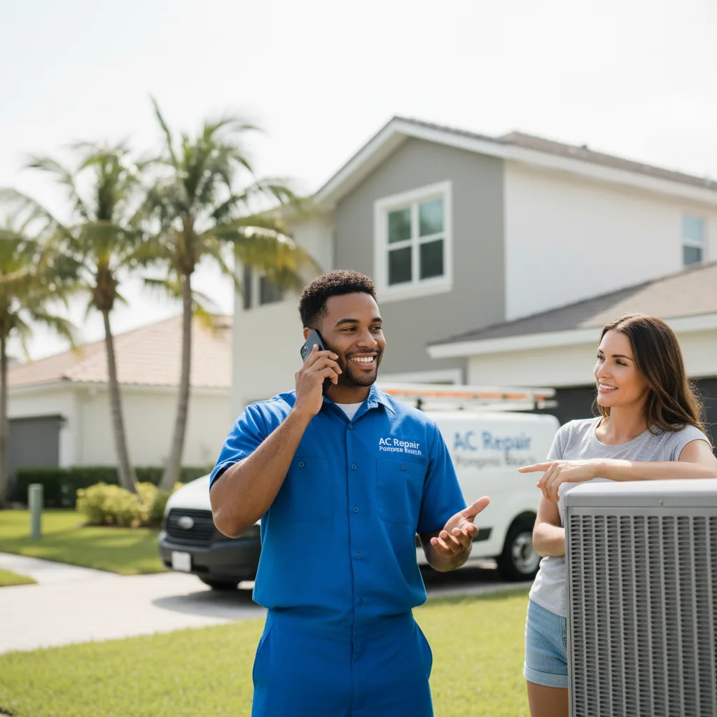 AC Repair Pompano Beach customer support in Villa Park